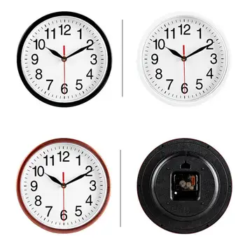Надежные часы с кварцевым механизмом, стильные кварцевые часы для домашнего декора кафе, прочные, не тикающие настенные часы для обедов для пожилых людей
