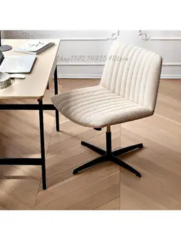 Компьютерное кресло Эргономичное для сидячего образа жизни Удобное Рабочее кресло Стул для кабинета Стул для макияжа в спальне Туалетный вращающийся стул