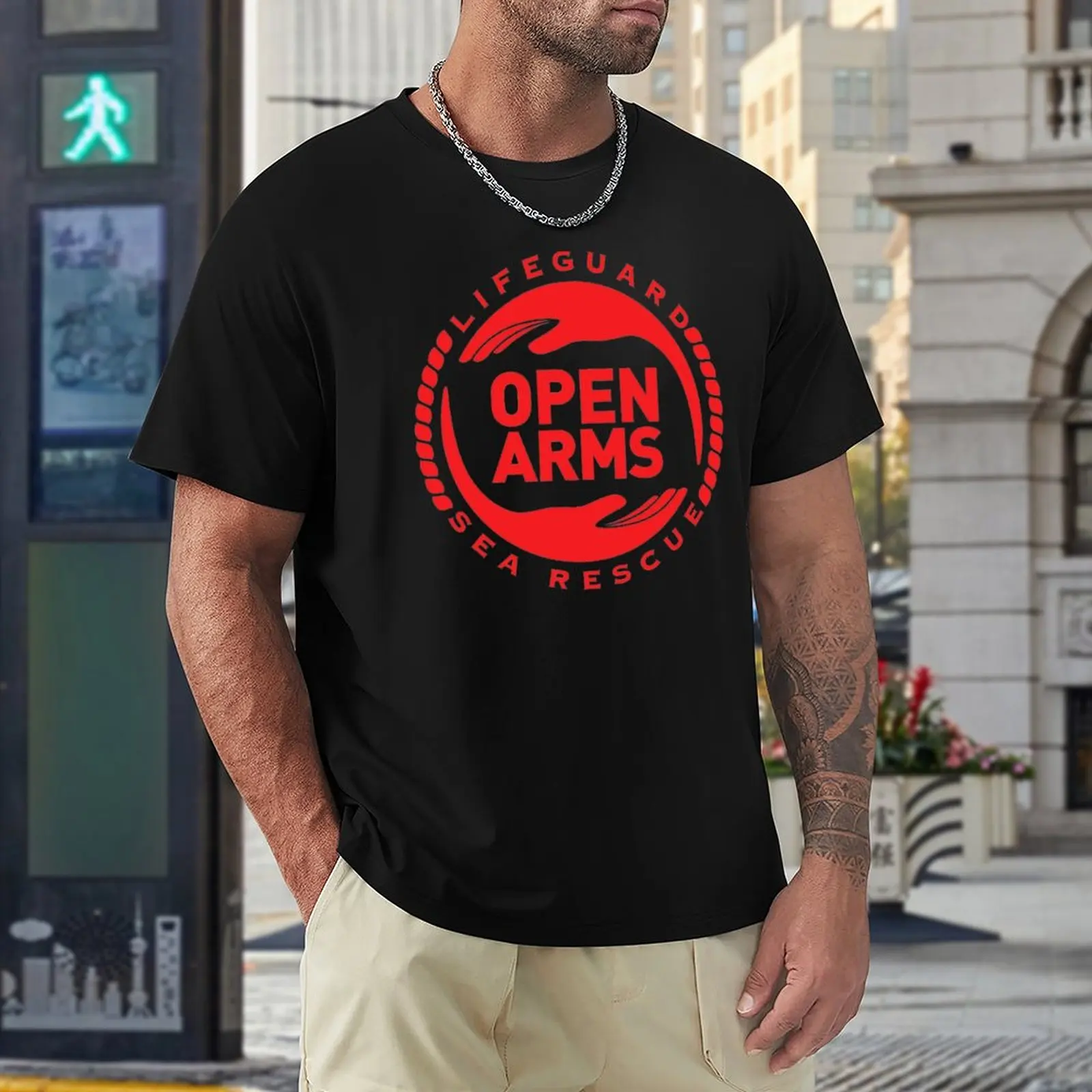 Футболка с открытыми плечами, графическая футболка, мужская футболка, забавные футболки Изображение 4