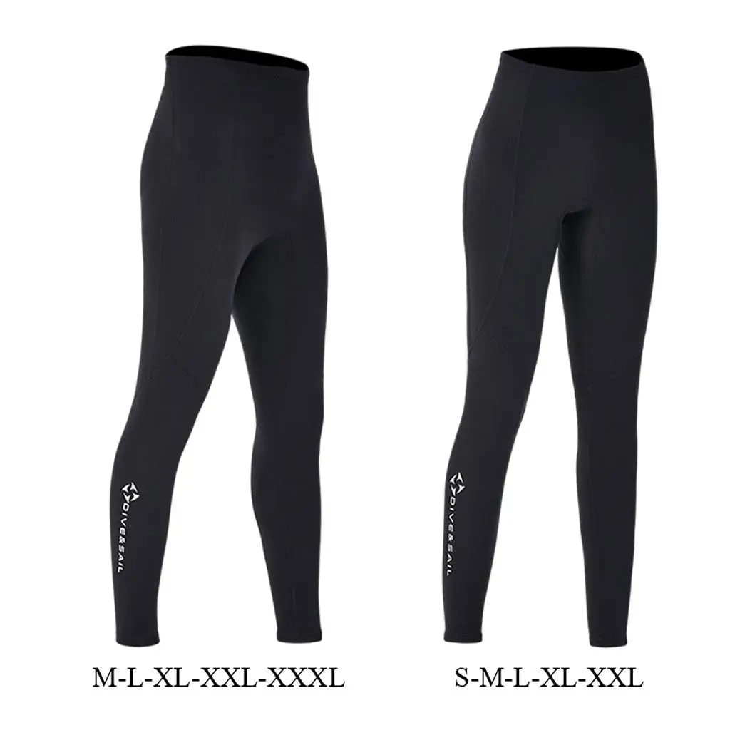 Штаны для гидрокостюма - 2 мм неопреновые колготки, гидрокостюм для термального серфинга и дайвинга Изображение 0