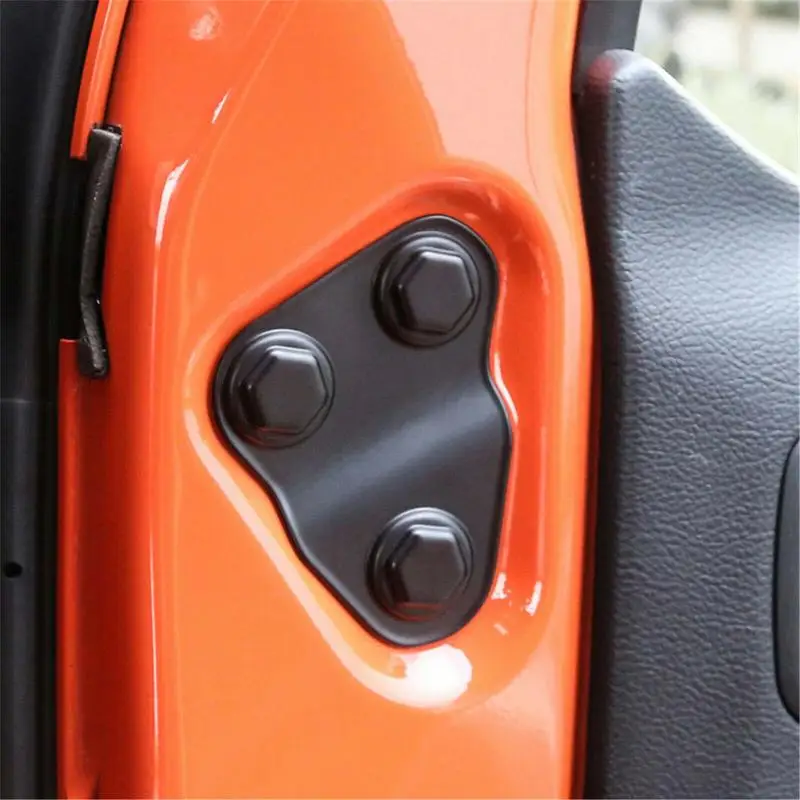 2ШТ Защитный чехол для винта дверного замка автомобиля на 2018-2020 годы Для стайлинга автомобилей, Защитная отделка винта дверного замка, черный Изображение 2