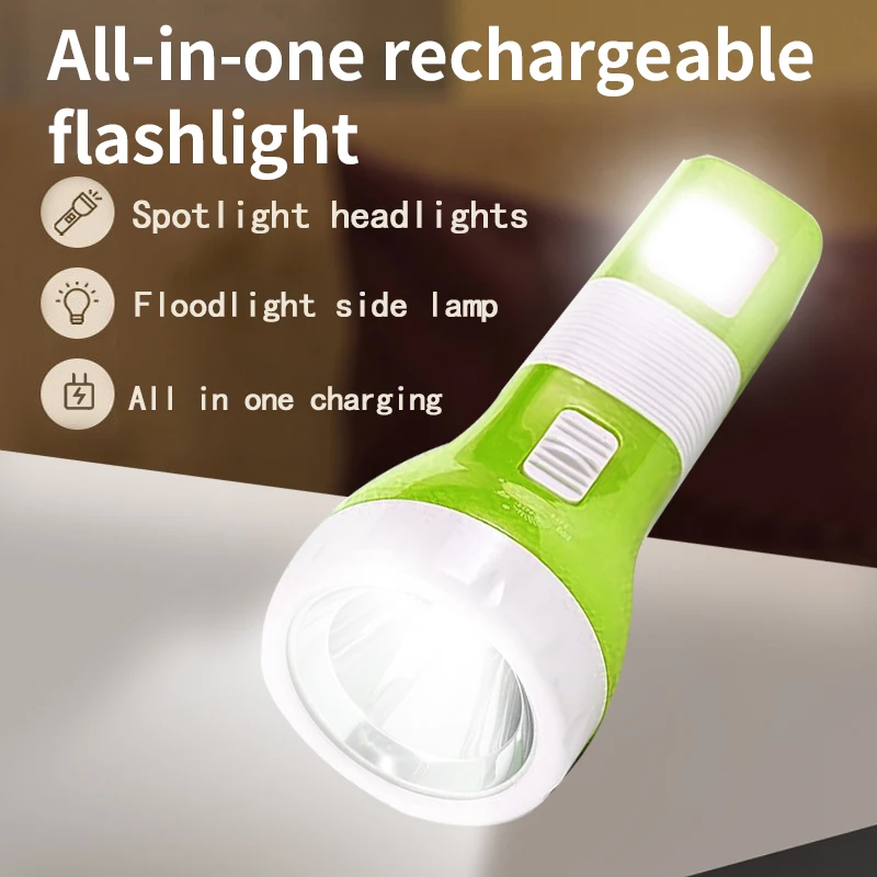 Зарядка светодиодного фонарика наружное аварийное освещение портативный фонарик Изображение 0
