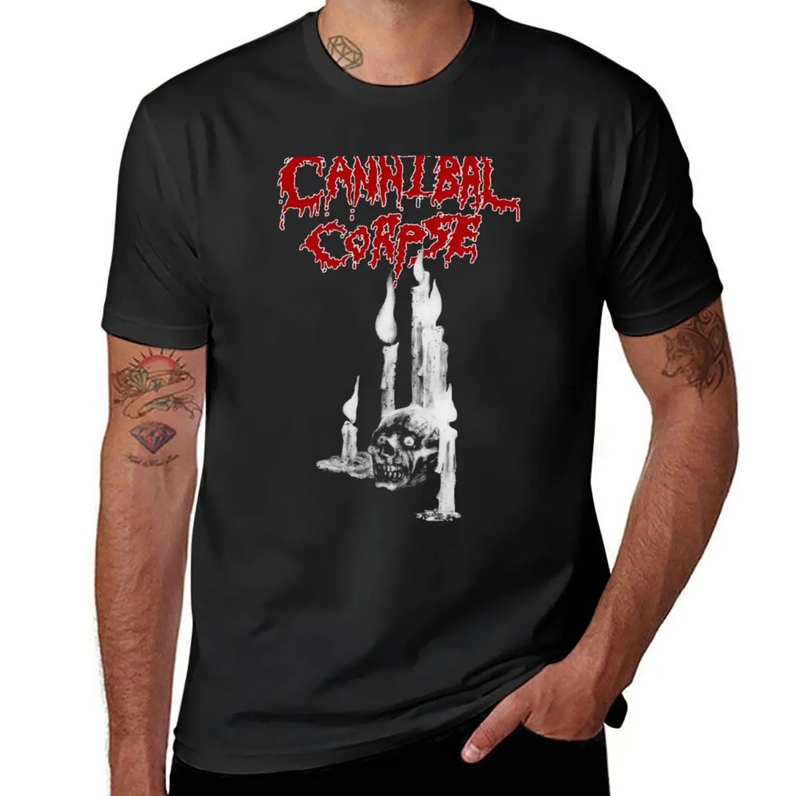Новая футболка Cannibal Corpse, блузки, топы, футболки для спортивных фанатов, мужские футболки с рисунком аниме Изображение 0