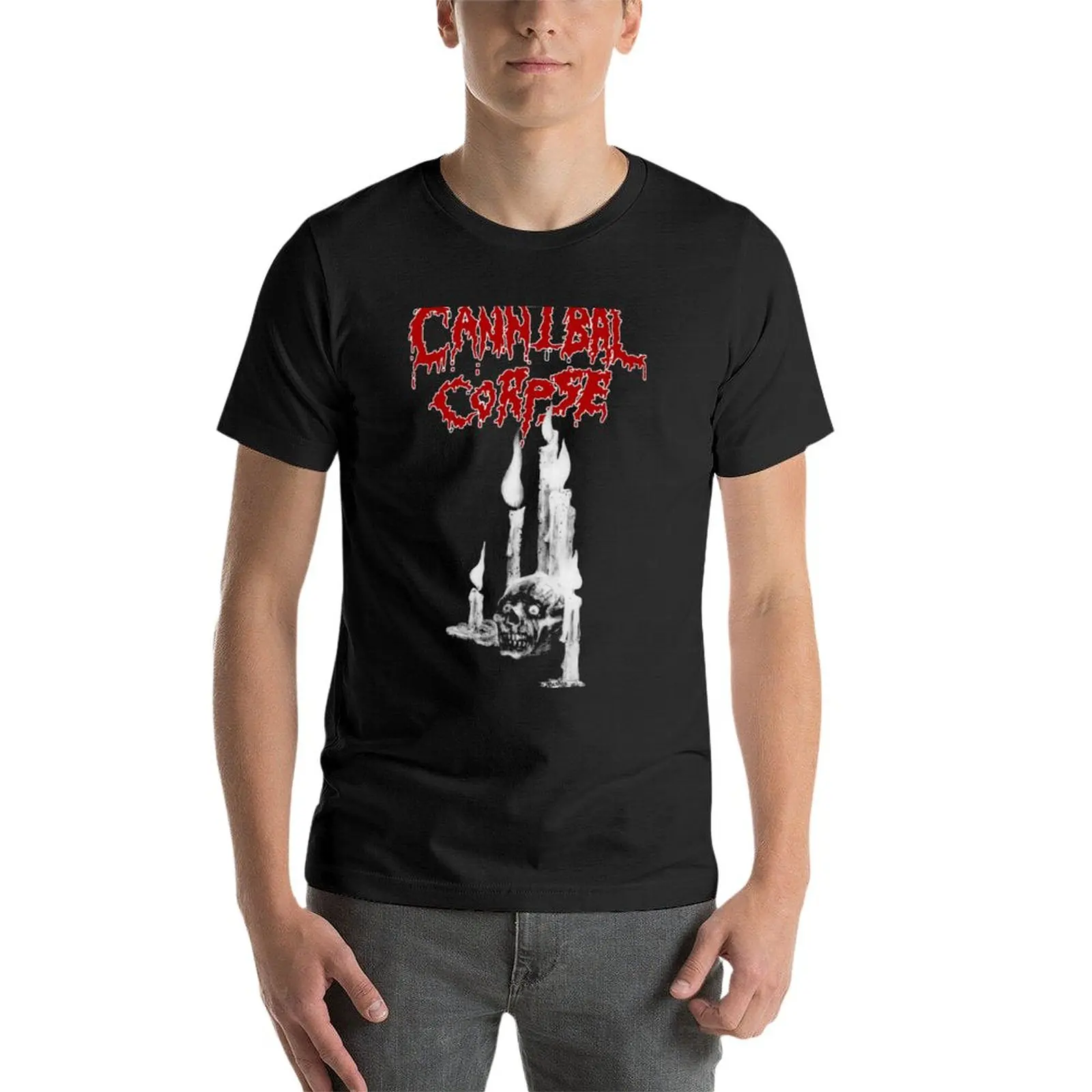 Новая футболка Cannibal Corpse, блузки, топы, футболки для спортивных фанатов, мужские футболки с рисунком аниме Изображение 2