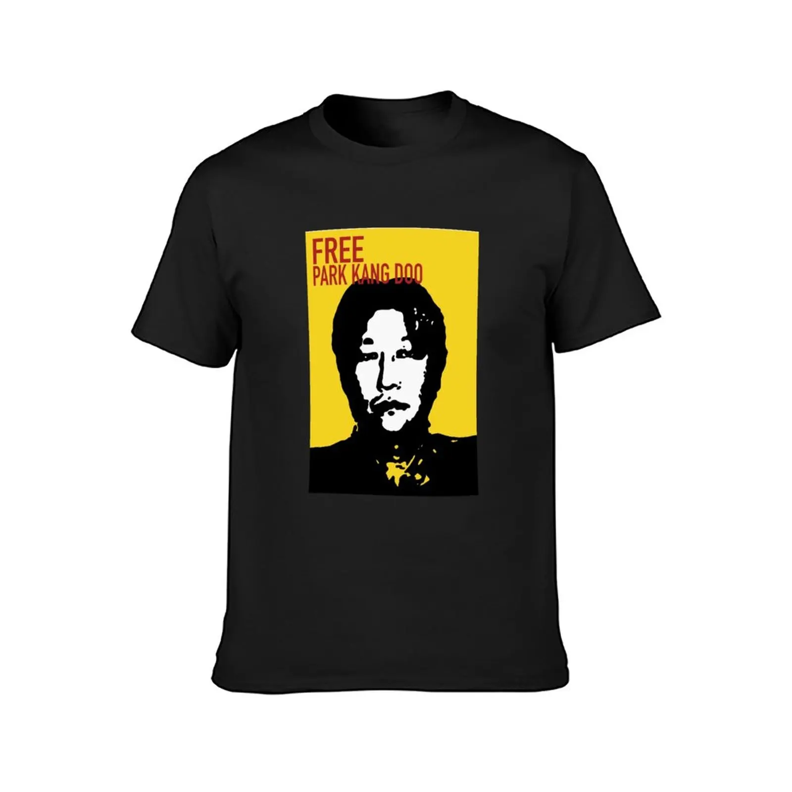 Бесплатная футболка Park Kang Doo, спортивные летние топы, мужские винтажные футболки. Изображение 1