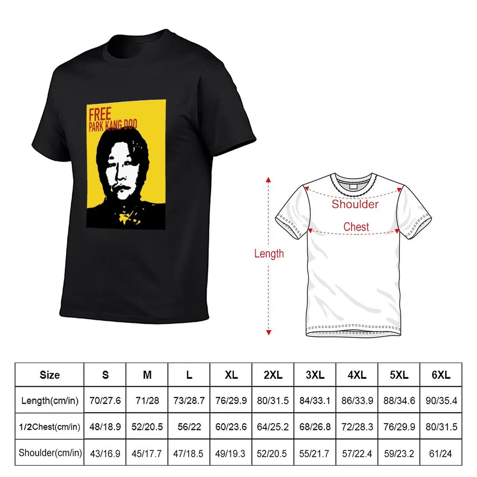 Бесплатная футболка Park Kang Doo, спортивные летние топы, мужские винтажные футболки. Изображение 4
