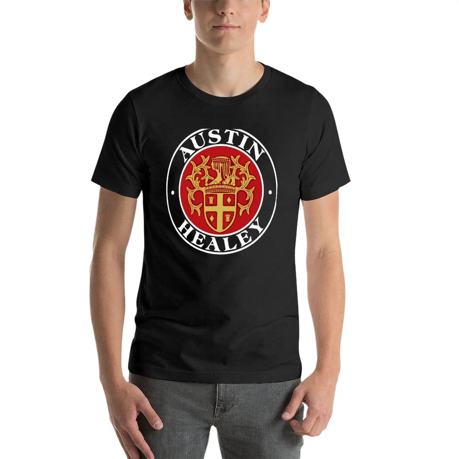 Новая футболка Austin Healey, черная футболка, мужская летняя одежда, футболка, забавные футболки для мужчин Изображение 2