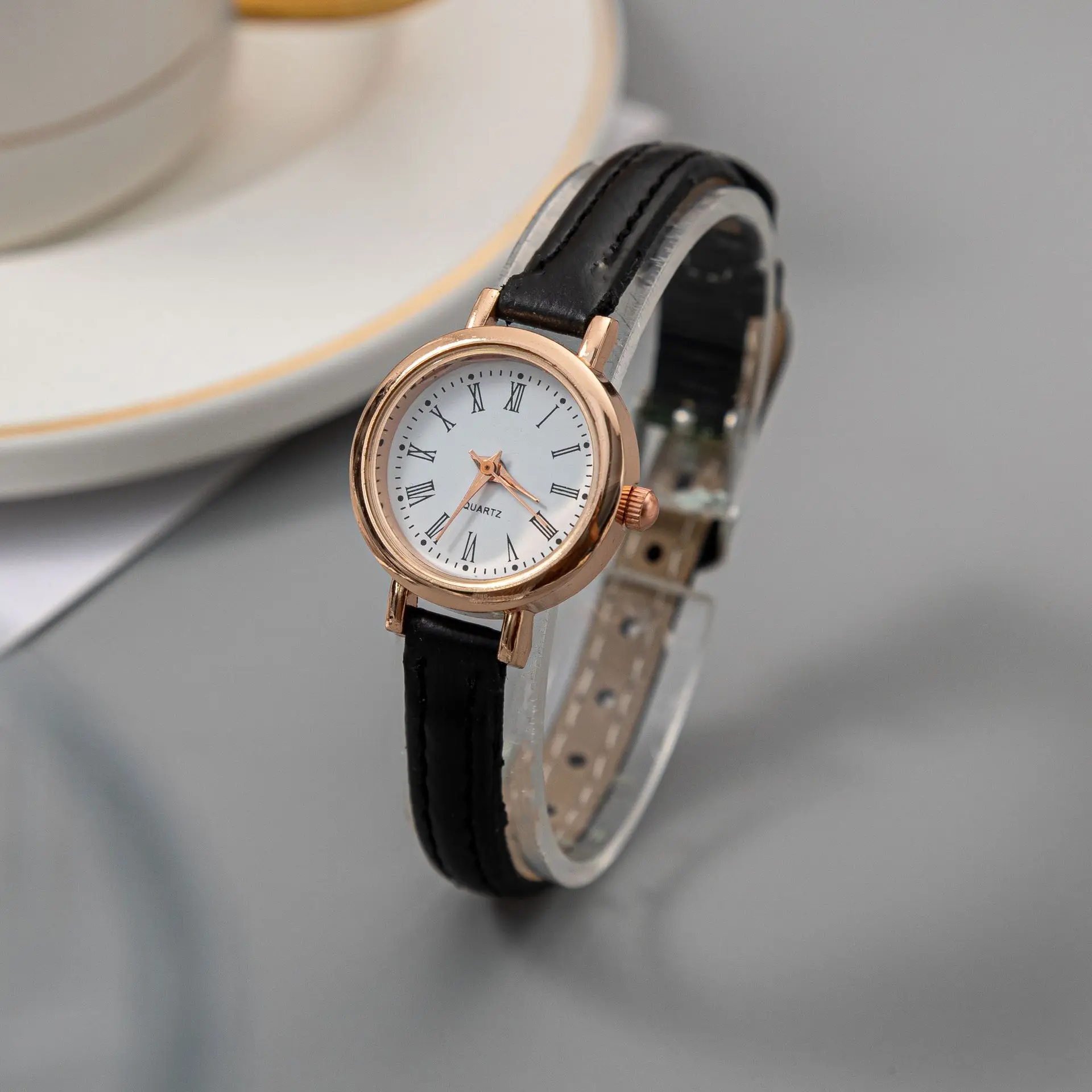 Новые минималистичные мужские модные ультратонкие часы Простые мужские деловые кварцевые часы с сетчатым поясом, Мужские наручные часы, часы Изображение 1