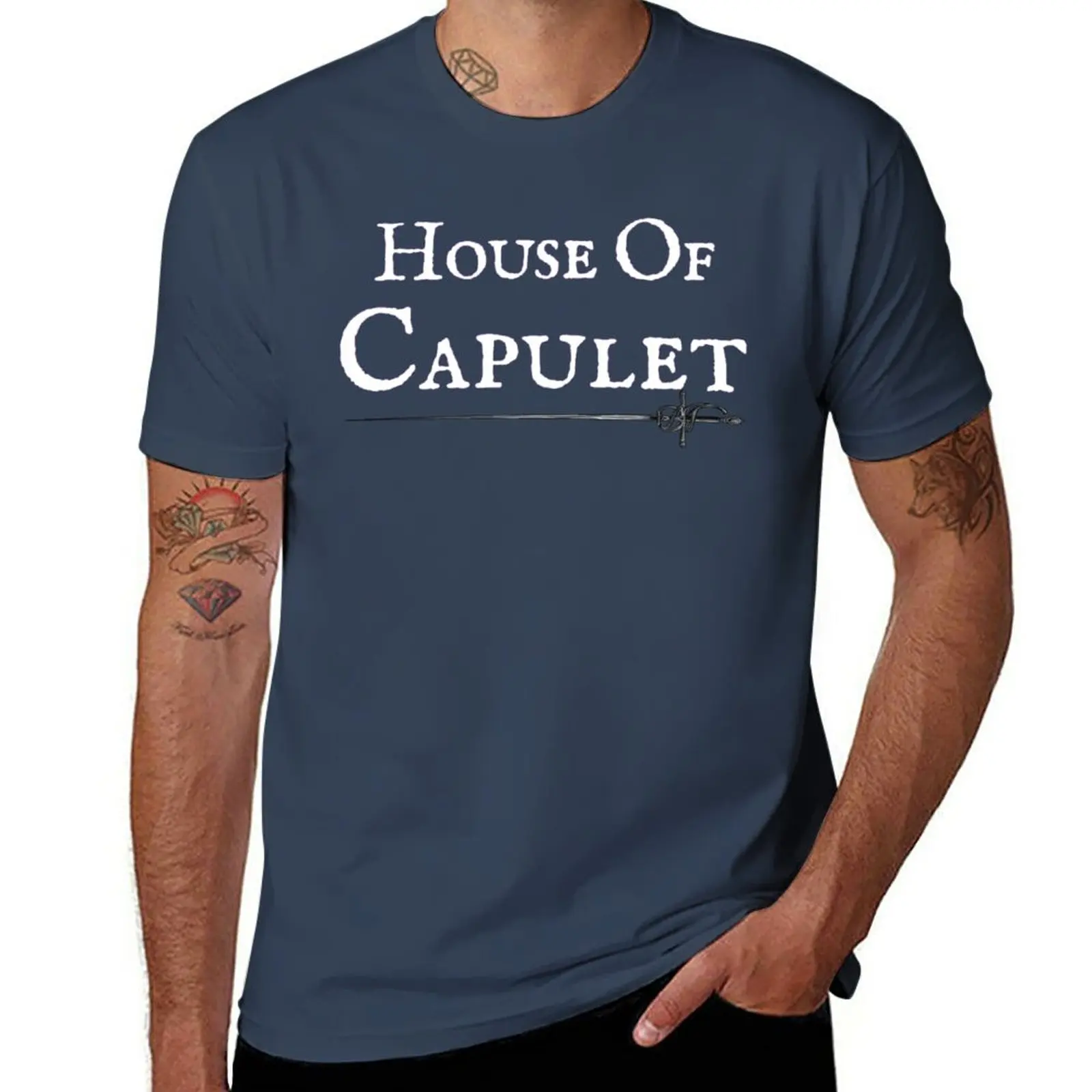 Новая футболка House of Capulet (Light), футболки на заказ, футболки с короткими рукавами в стиле аниме для мужчин Изображение 0
