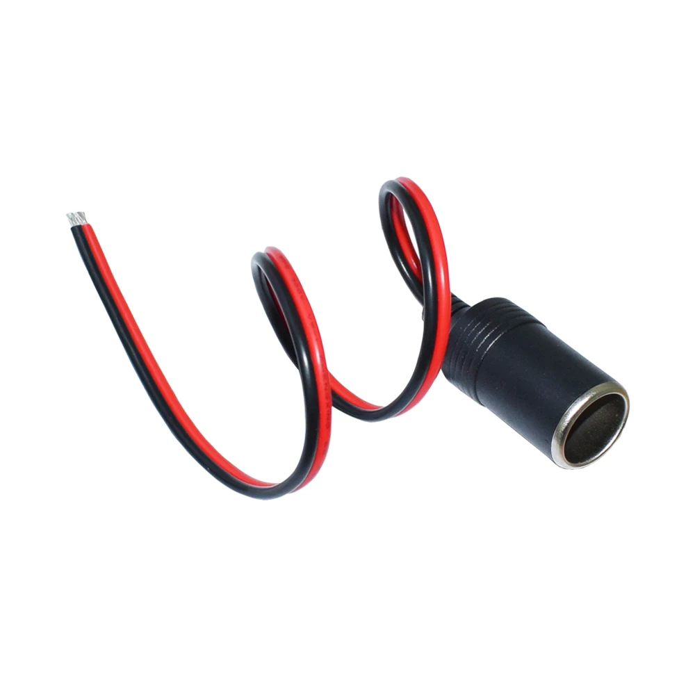 Штепсельная вилка для женского прикуривателя 12 В, Автомобильное зарядное устройство, кабель для розетки прикуривателя, адаптер для сигарного кабеля 14AWG Изображение 5