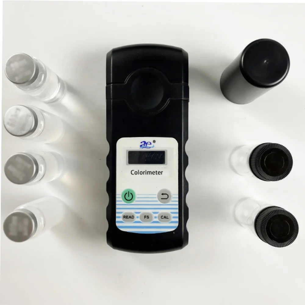 Лабораторный жидкостный колориметр по хорошей цене, Портативный Цифровой колориметр для воды в пластиковом корпусе Изображение 4