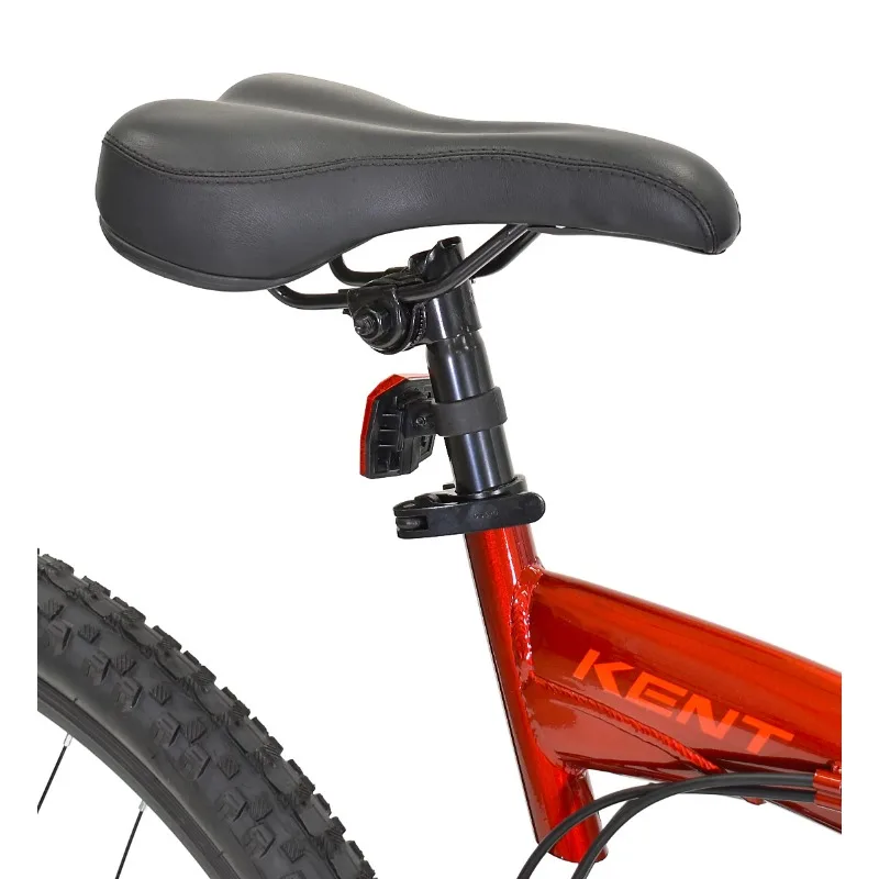 Мужской горный велосипед с двойной подвеской, красный дорожный велосипед из углеродистой стали Изображение 5