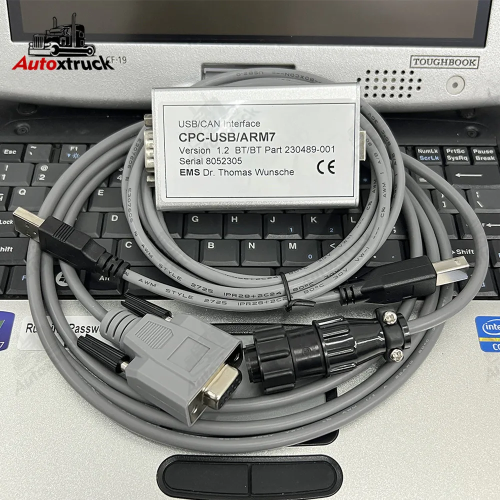 Для сканера диагностического инструмента Toyotabt, interfaz USB ARM7 BT, совместимый con для Toyota BT с ноутбуком CF19 EMS, CAN suite Изображение 0