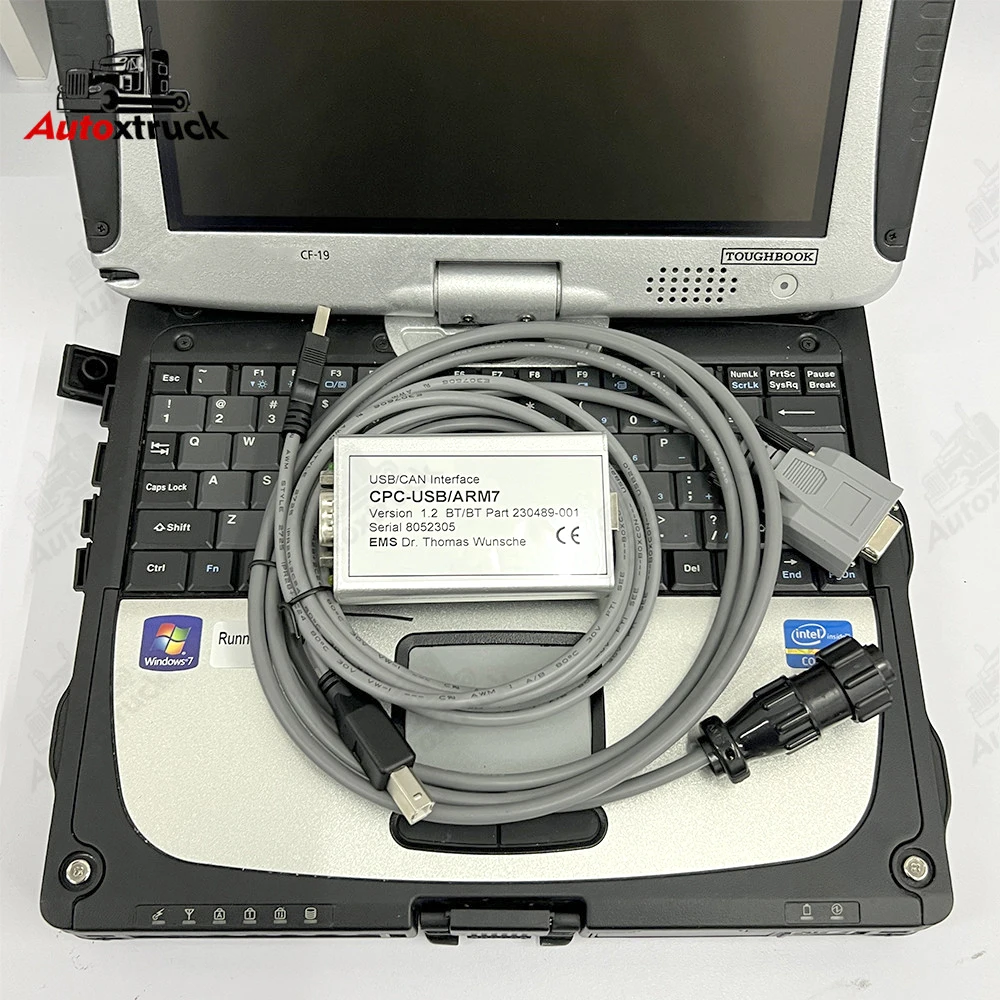 Для сканера диагностического инструмента Toyotabt, interfaz USB ARM7 BT, совместимый con для Toyota BT с ноутбуком CF19 EMS, CAN suite Изображение 2