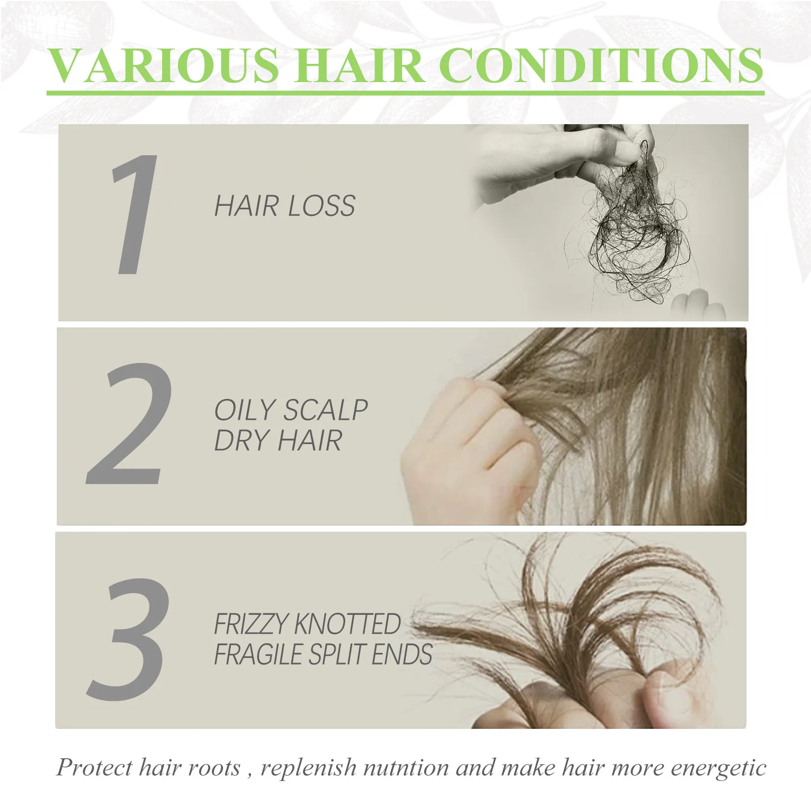 Разглаживающая Сыворотка для волос, Питающая, Выпрямляющая, Улучшающая Вьющиеся Сухие Волосы, Розмарин, Восстанавливающая Поврежденные При глажении волосы, Эфирное масло для волос Изображение 5