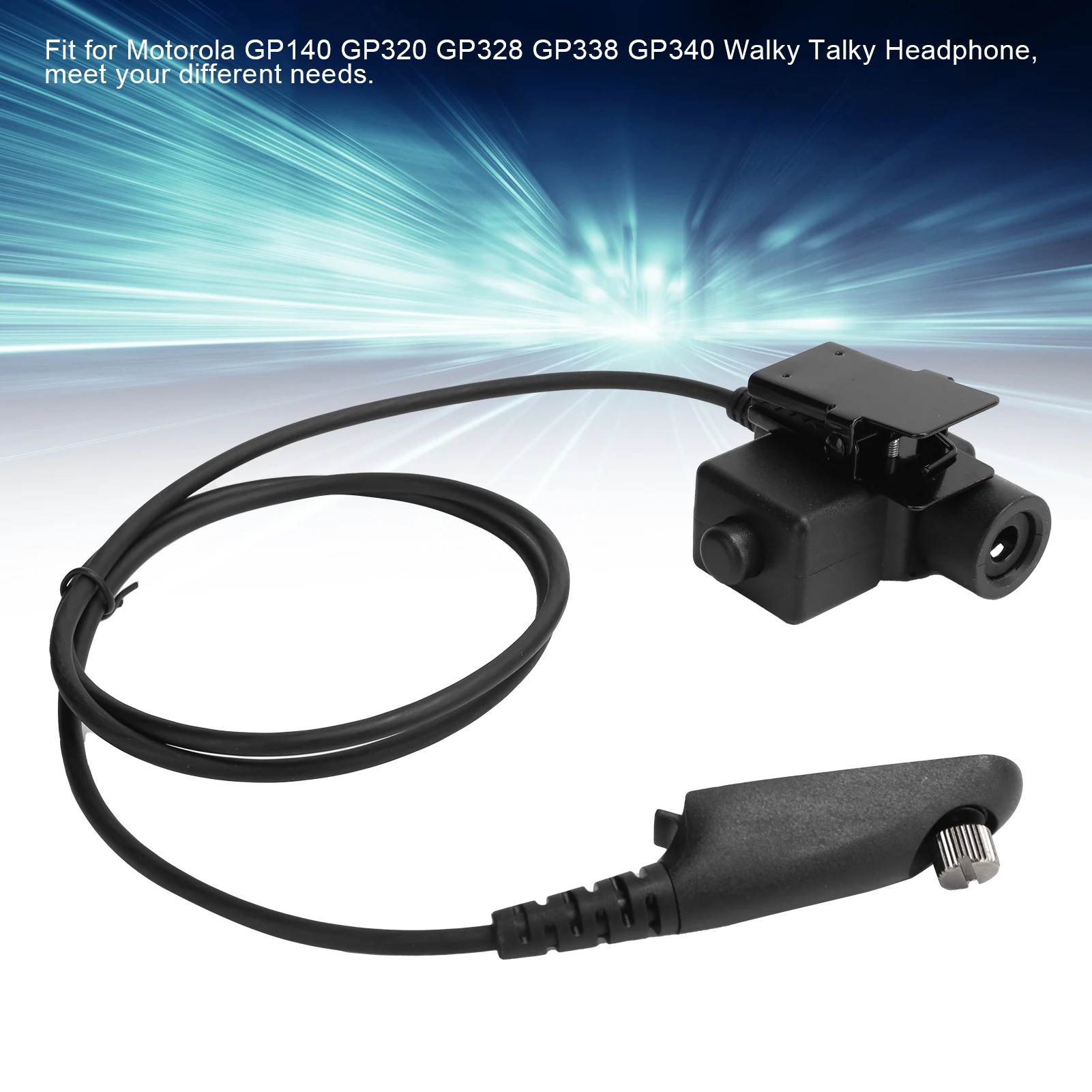 Адаптер для наушников U94 PTT для GP140 GP320 GP328 GP338 GP340 Walky Talky Headphone H Изображение 5
