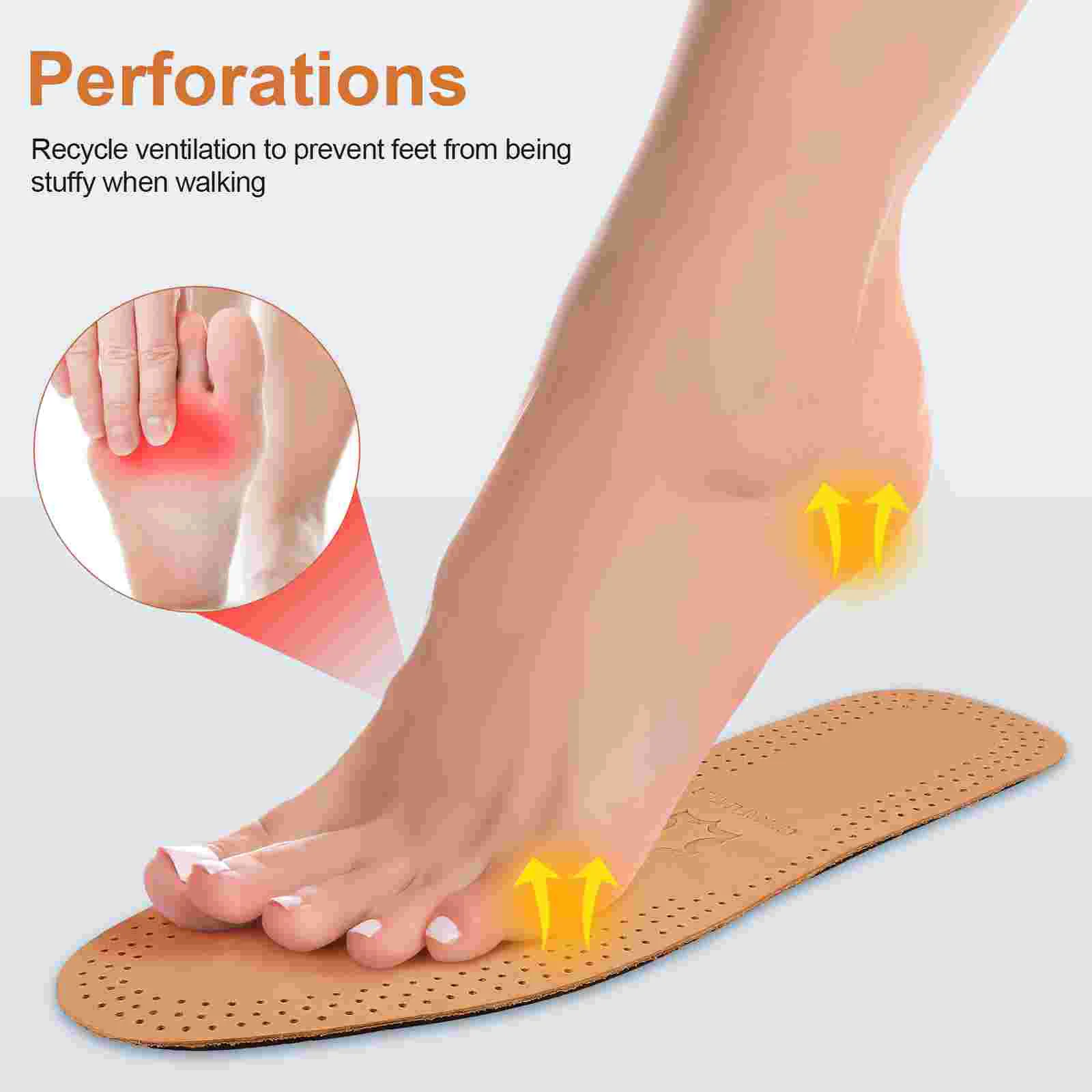Латексные стельки, ортопедические стельки для тонких дам, ультратонкие впитывающие пот прокладки для обуви Изображение 5