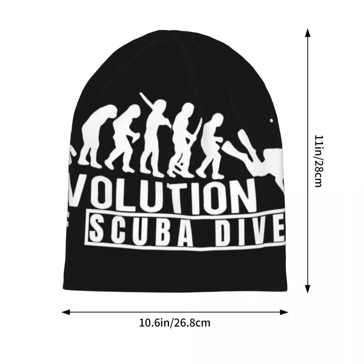 Модные головные уборы для подводного плавания Evolution White Bonnet Hat Skullies Шапочки-ушанки Изображение 4