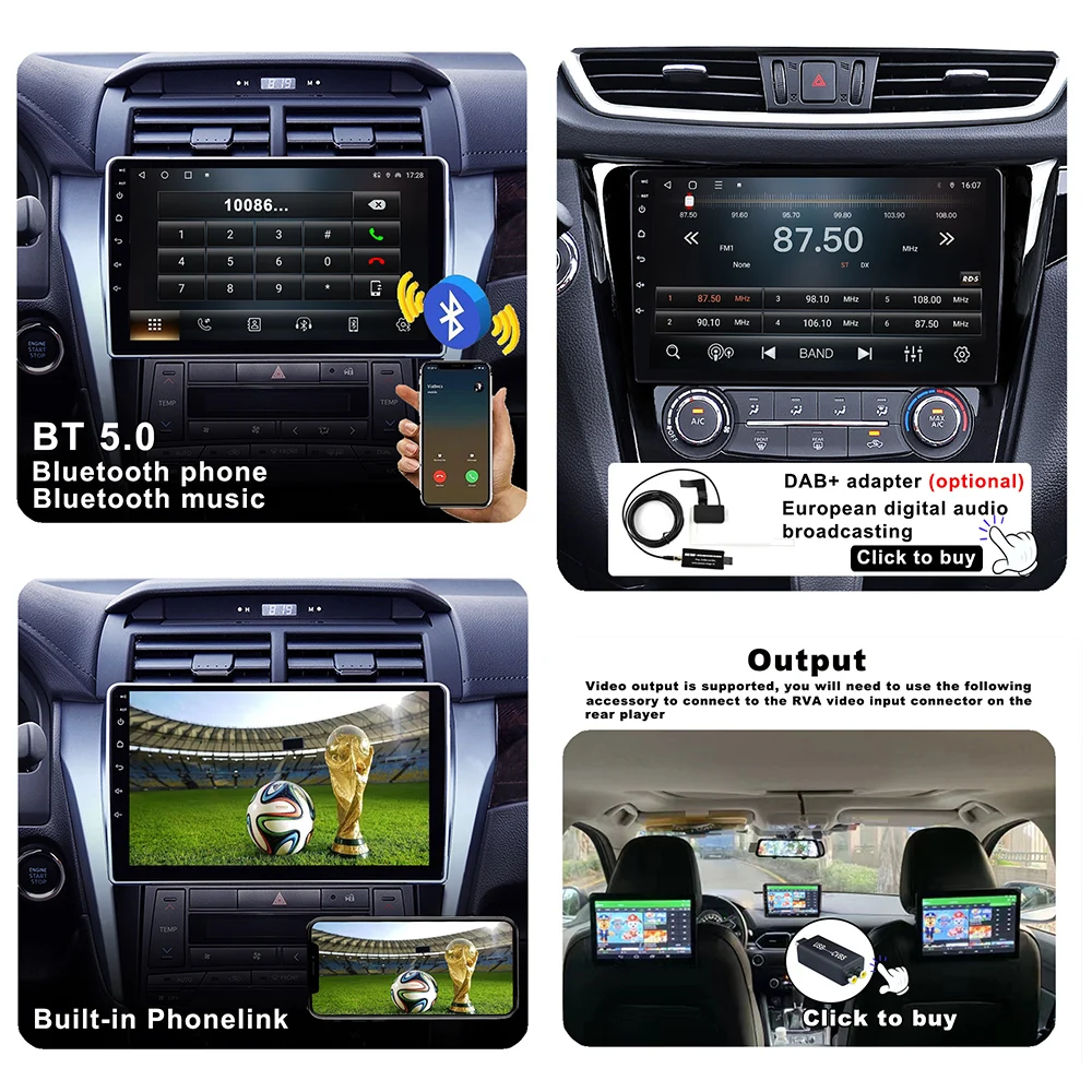 9-Дюймовый Android 13 Для Hyundai Elantra 2003-2006 Автомобильный Радиоприемник RDS Навигация GPS Стерео Беспроводной Carplay Auto BT Мультимедиа Видео Изображение 3