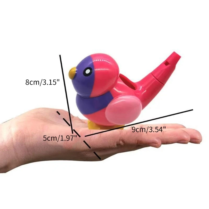 Игрушка для ванны в форме разноцветной птицы из АБС-пластика Улучшает артикуляцию и силу челюсти Изображение 5
