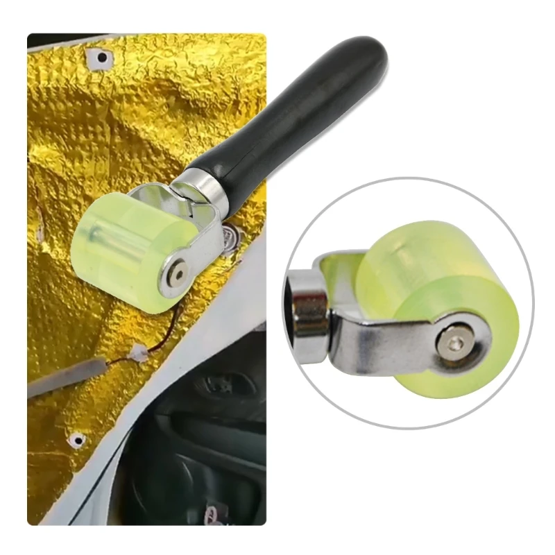 Применение шумоглушителя для автомобиля, вращающийся колесный валик с нескользящей ручкой, инструменты для шумоглушения Изображение 1