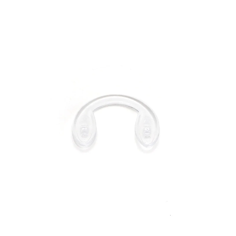 100 Шт Винтовые Универсальные Аксессуары для очков Силиконовые носовые накладки U-образные носовые накладки Мягкие Удобные Нескользящие накладки Изображение 0