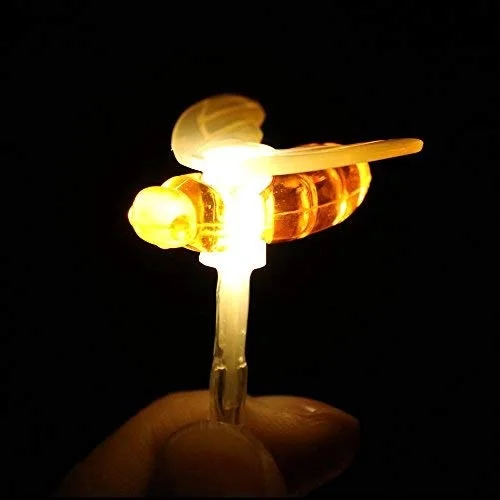 Светодиодные струнные фонари с питанием от батареи, струнные фонари Honeybee Fairy для вечеринок в помещении, украшения свадебных садов Изображение 5