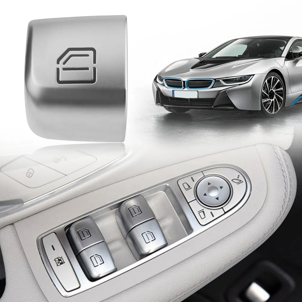 Крышка кнопки подъема стекла окна автомобиля, Автоаксессуары, Крышка кнопки переключателя управления подъемом стекла окна для Benz C Class W205 GLC 2015 Изображение 1