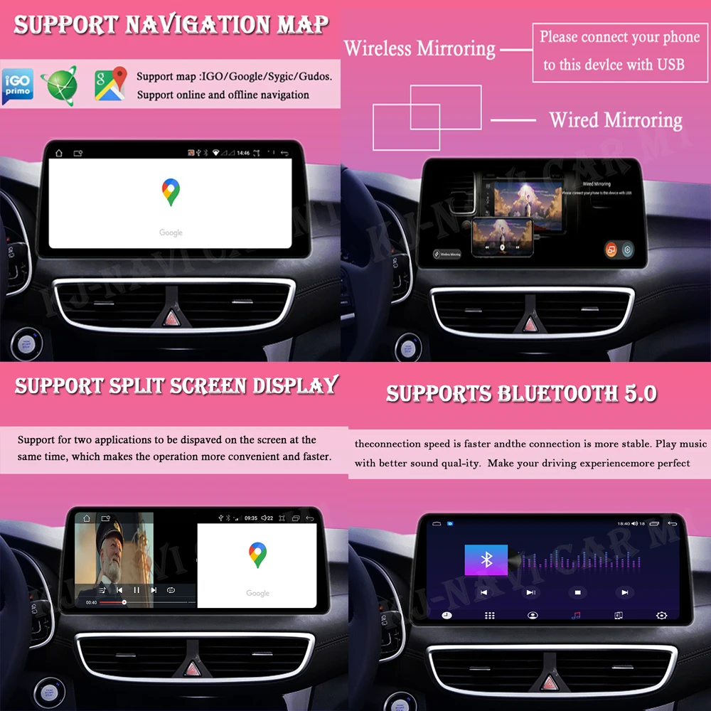 Для Mitsubishi Xpander 2017-2020 Android 13 Автомагнитола 12,3-дюймовая GPS-навигация BT Carplay Мультимедийный видеоплеер Хост-блок Изображение 1