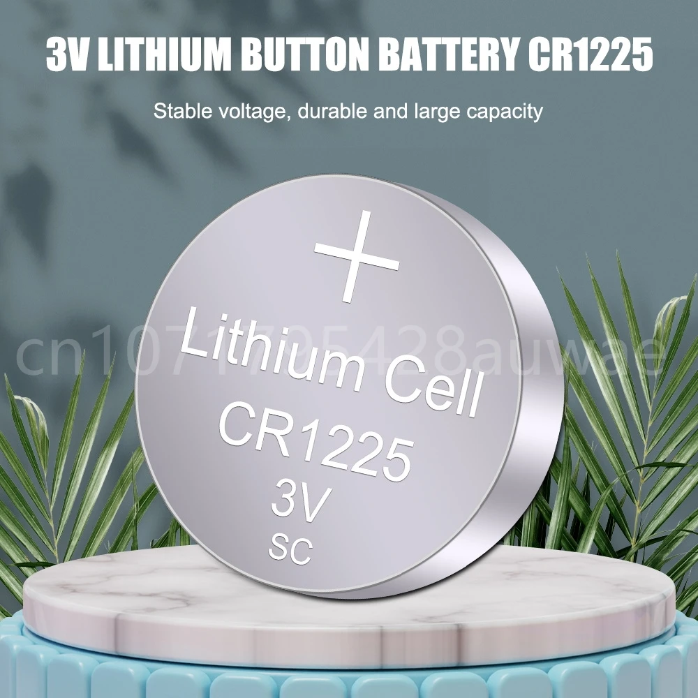 5-10ШТ Кнопочные Батарейки CR1225 LM1225 BR1225 KCR1225 Cell Coin Литиевая Батарея 3V CR 1225 для Часов Электронный Игрушечный Пульт Дистанционного Управления Изображение 1