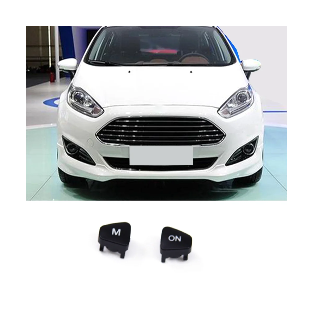 Кнопка Регулировки Громкости Автомобильного Аудио На Рулевом Колесе Переключатель Круиз-Контроля Кнопка Включения M для Ford Fiesta MK7 MK8 ST Ecosport 2013-2014 Изображение 5