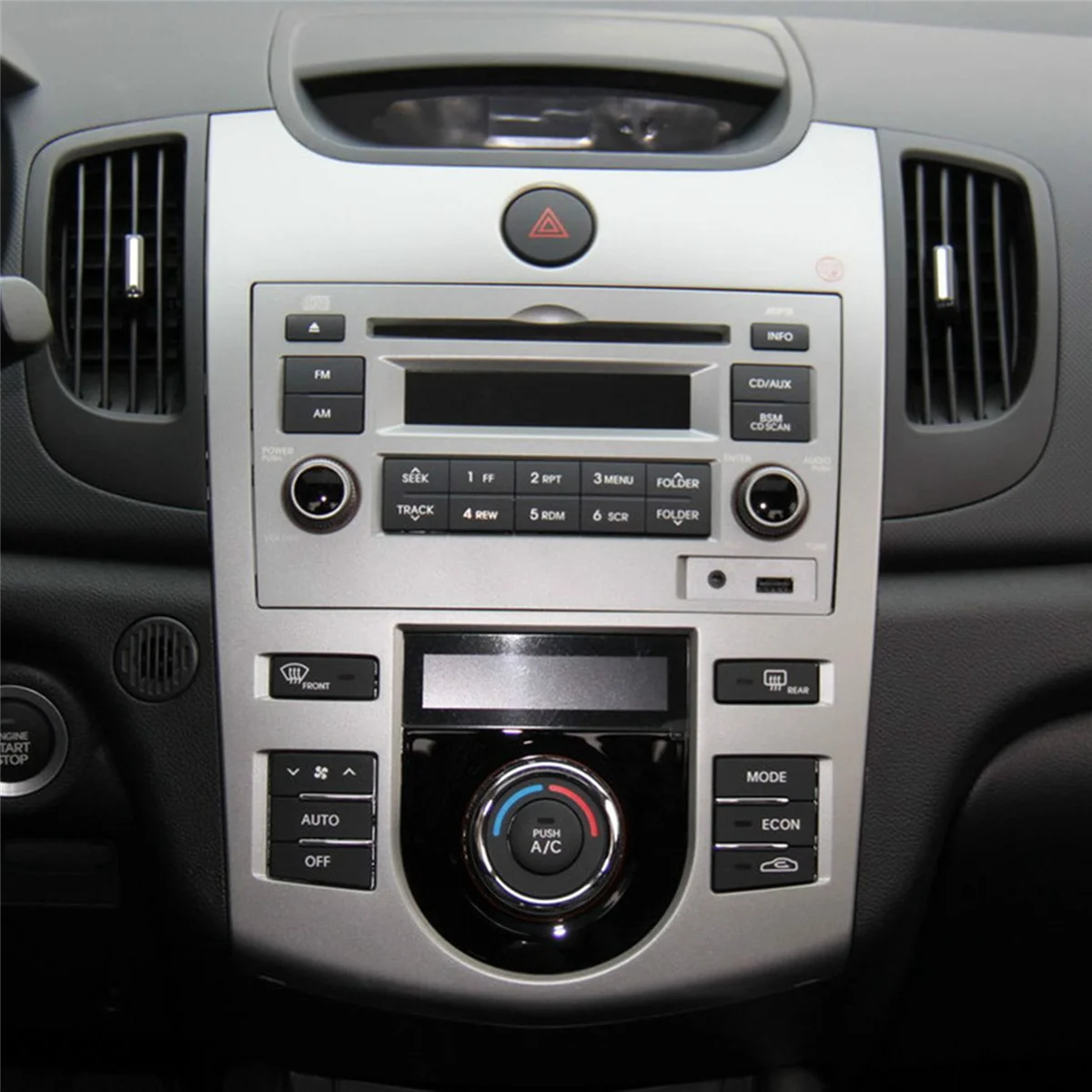 97250-1X201, панель управления автомобильным кондиционером, кнопка включения кондиционера переменного тока для Kia FORTE 2009-2016 Изображение 1