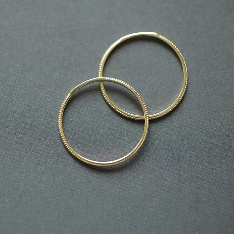 CCFJOYAS, тонкое кольцо из 100% стерлингового серебра 925 пробы, простые наращиваемые кольца INS для женщин, украшения для пальцев Изображение 5