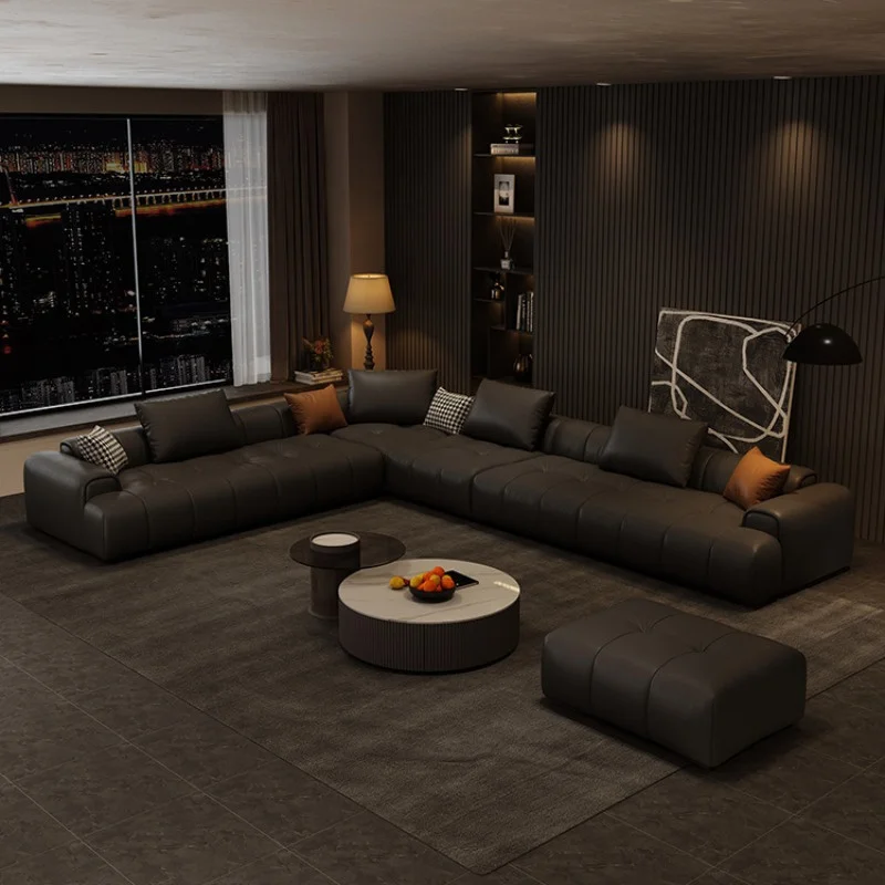 Современные напольные диваны для гостиной Секционное Роскошное кресло с откидной спинкой Модульные диваны для гостиной Nordic Single Divano Мебель для дома SR50LS Изображение 0