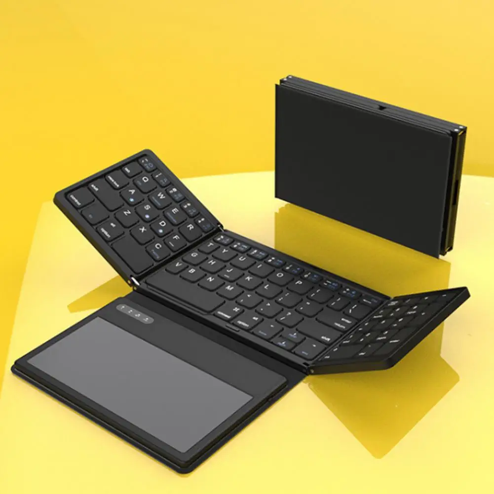 Удобная карманная клавиатура с поддержкой Bluetooth, трехкратный набор текста, планшет с быстрым откликом, Bluetooth-совместимая клавиатура Изображение 4
