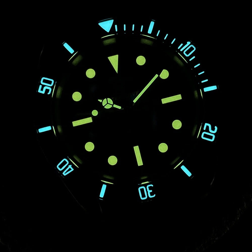 STEELDIVE SD1958V Роскошные Часы Для Дайвинга 200 М Водонепроницаемый Керамический Безель Японские NH35 Супер Синие Светящиеся Механические Наручные Часы Для Меня Изображение 1