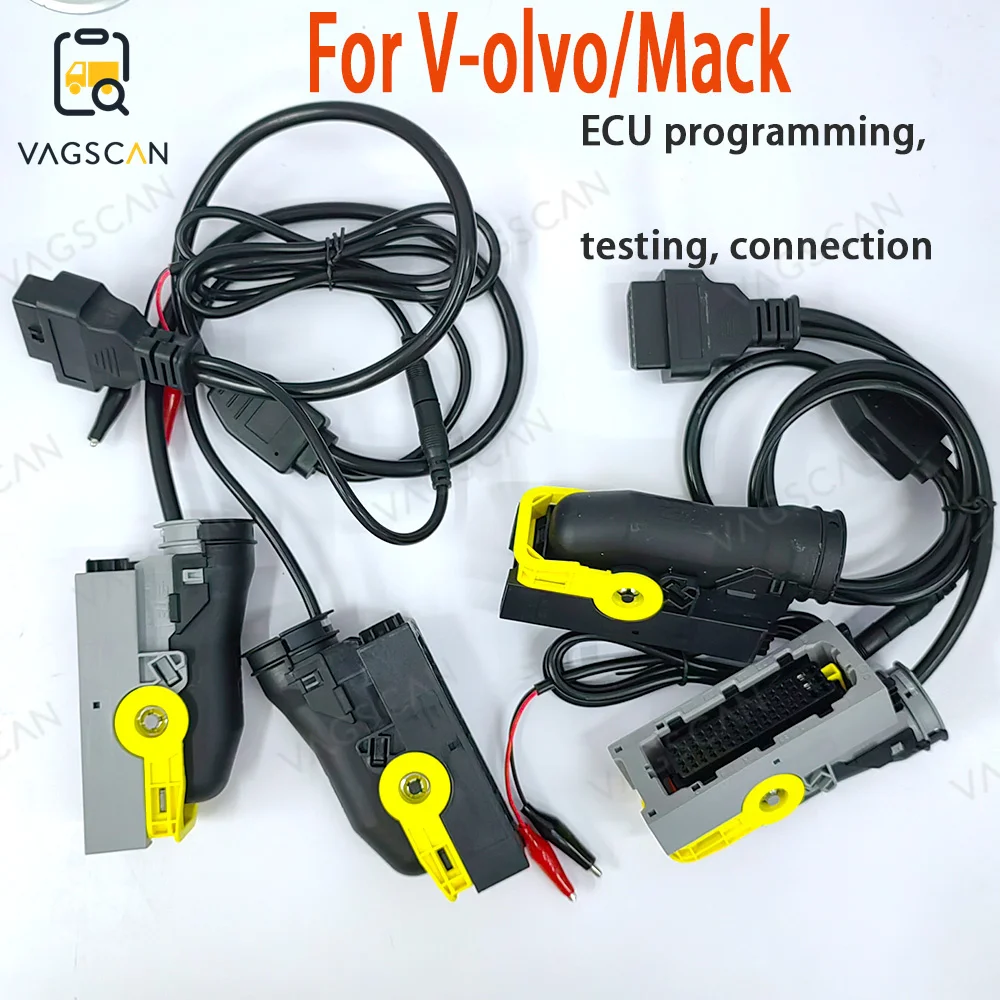 Для программирования V-olvo / Mack ECU, тестирования подключения, разработки тестовых кабелей, совместимых с ремнями безопасности для тяжелых условий эксплуатации. Изображение 2