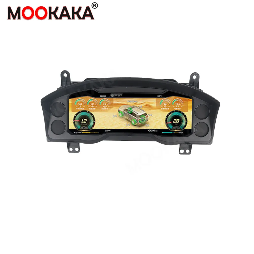Автомобильный ЖК-проигрыватель приборной панели для Toyota LC200 2007-2020 ЖК-панель приборов Модифицирована и модернизирована цифровым кластером Изображение 1