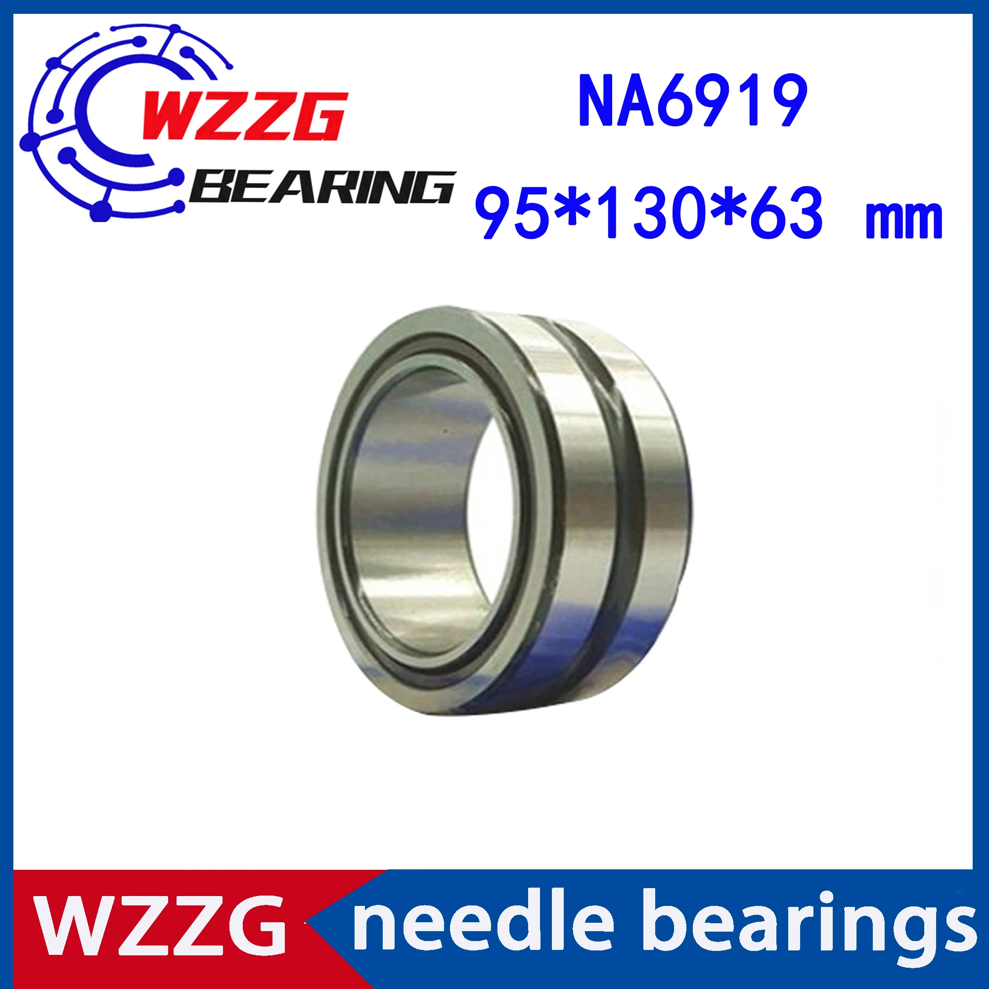 Игольчатые роликовые подшипники WZZG NA6919 (1 шт.) высококачественный подшипник с размером внутреннего кольца 95*130*63 мм Изображение 0