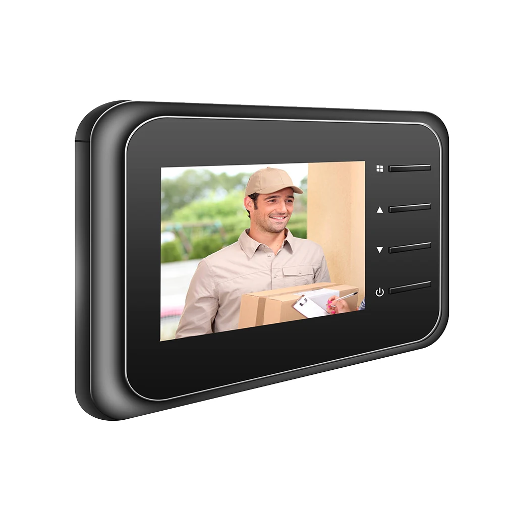 R11 2,4-дюймовый цифровой дверной звонок с ИК-камерой ночного видения, электронный дверной глазок Изображение 4