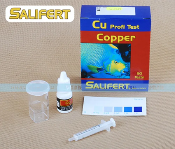 Новый тестовый набор Salifert Ca кальций Cu I2 KH Mg NH4 Аммиак NO2 Нитрит NO3 Нитрат PH PO4 Sr Калиевая вода тестовый рифовый резервуар Изображение 2