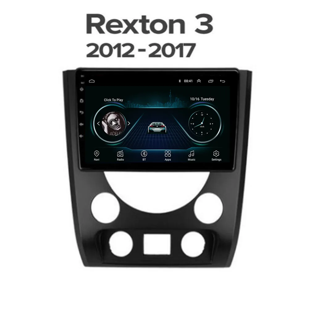 Автомобильное Радио для SsangYong Rexton Y290 3 2012 2013 2014 2015-2017 Авто Мультимедиа GPS Видео Android 12,0 Восьмиядерный Изображение 0