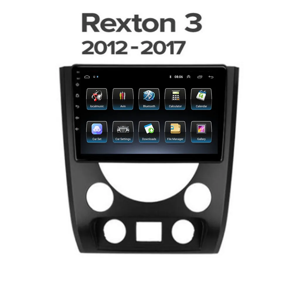 Автомобильное Радио для SsangYong Rexton Y290 3 2012 2013 2014 2015-2017 Авто Мультимедиа GPS Видео Android 12,0 Восьмиядерный Изображение 2