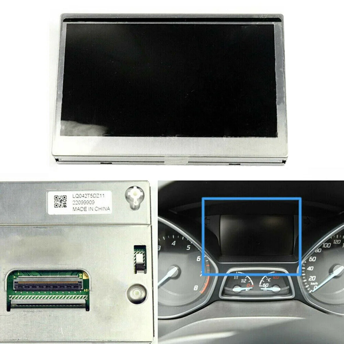 Замена пикселей цветного экрана приборной панели ЖК-дисплея автомобиля для Ford Escape Focus 2013-2016 RGB LQ042T5DZ11 Изображение 2