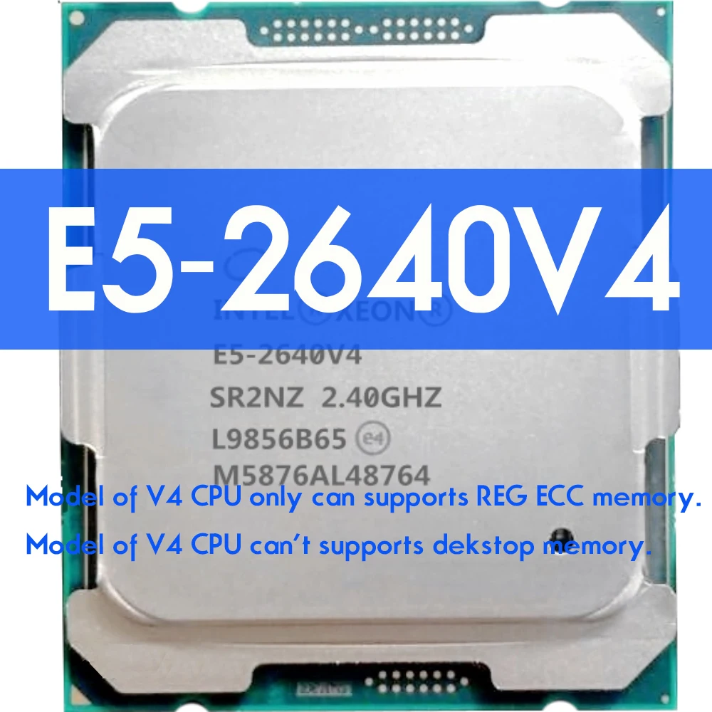 Материнская плата Atermiter X99 D4 в комплекте с процессором Xeon E5 2640 V4 LGA2011-3 2640v4 16 ГБ оперативной памяти 3200 МГц DDR4 REG ECC Изображение 2