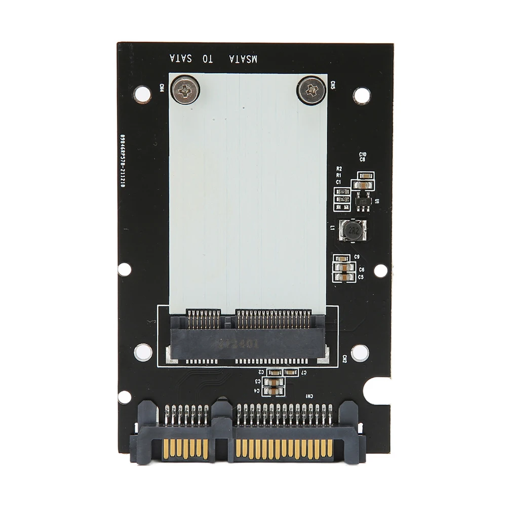 Преобразование жесткого диска MSATA В SATA3.0 Скорость передачи 6 Гбит/с SSD Конвертер Карты Широкая Совместимость для 30x50 мм MSATASSD Изображение 1