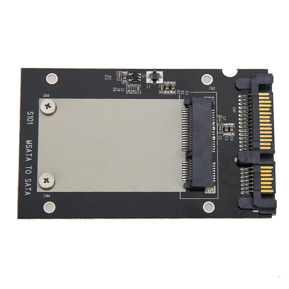 Преобразование жесткого диска MSATA В SATA3.0 Скорость передачи 6 Гбит/с SSD Конвертер Карты Широкая Совместимость для 30x50 мм MSATASSD Изображение 2