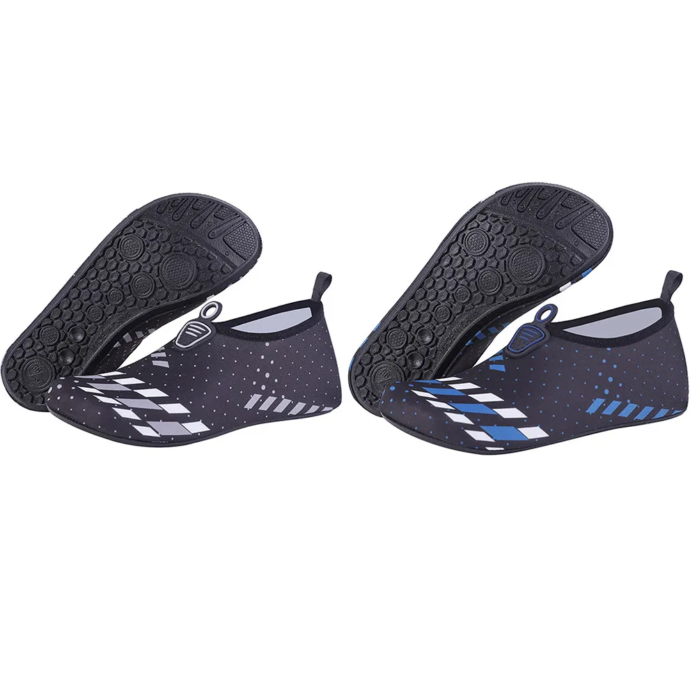 Мужская обувь без шнуровки для плавания по течению Мягкие туфли для серфинга, нескользящие дышащие быстросохнущие эластичные шнурки для подводного плавания на открытом воздухе Изображение 3