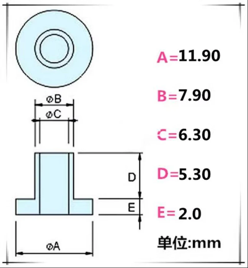 Нейлоновая прокладка M6, Пластиковая шайба типа Step T, Распорка для изоляции транзисторов на полой стойке, Защита резьбы винта Изображение 1