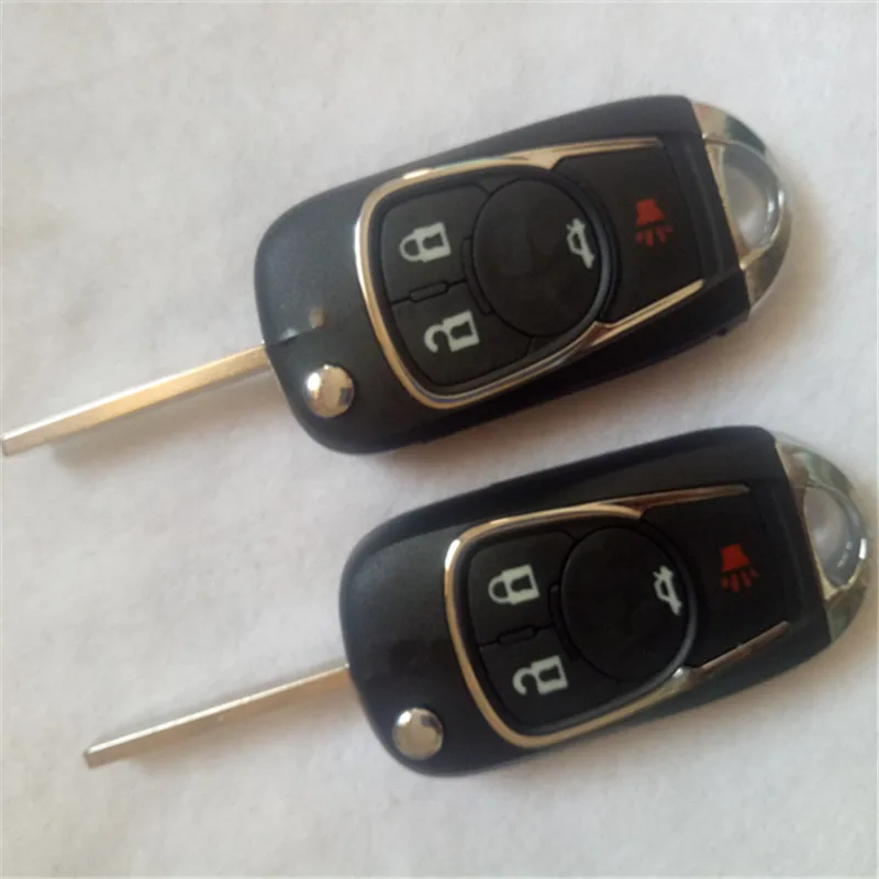 3ШТ 3/3 + 1 4 Кнопки Модифицированного Откидного Ключа Для Chevrolet Chevy Cruze Aveo Spark Sonic Uncut Blade Remote Key Fob Cas Изображение 0